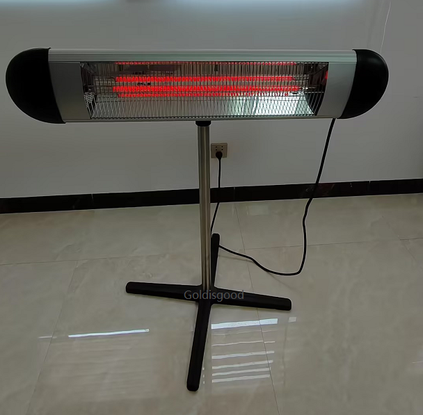 Waterproof heater for pergola