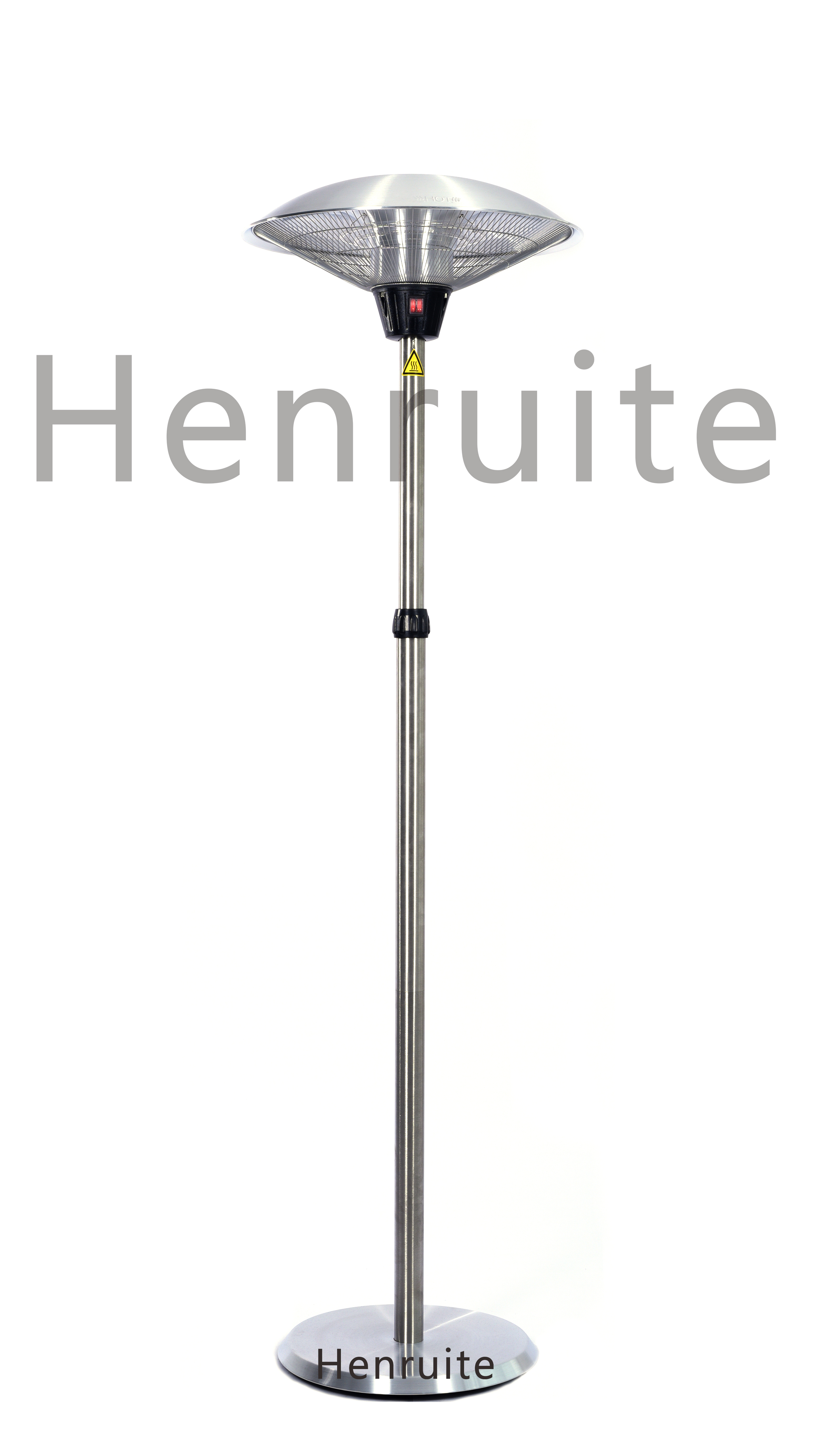 Distance between patio heater and ceiling