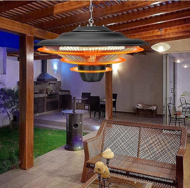 Recessed infrared ceiling heater
